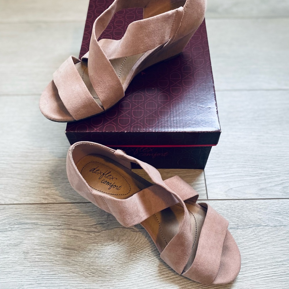DexFlex Comfort Kerry Wedge - Blush - Picture 4 of 5